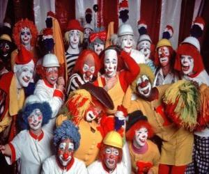 Rompicapo di Gruppo di clown