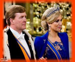 Rompicapo di Guglielmo Alessandro e Máxima nuovo re d'Olanda (2013)