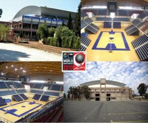 Rompicapo di Halkap&#305;nar Padiglione Ataturk Spor Salonu Kompleksi Spor a Smirne (FIBA 2010 Campionato mondiale di pallacanestro in Turchia)