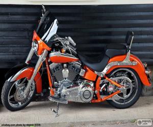 Rompicapo di Harley Davidson arancione