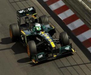 Rompicapo di Heikki Kovalainen - Lotus - Monte-Carlo 2010