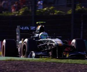 Rompicapo di Heikki Kovalainen - Lotus - Suzuka 2010