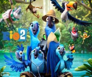 Rompicapo di I personaggi principali del film Rio 2