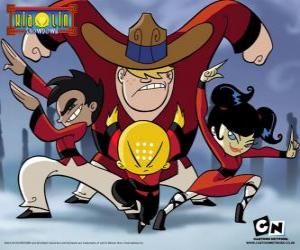 Rompicapo di I quattro giovani monaci, protagonisti di Xiaolin Showdown