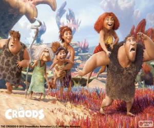 Rompicapo di I sei membri della famiglia Croods