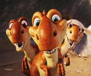 Rompicapo di I tre piccoli dinosauri