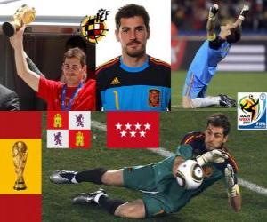 Rompicapo di Iker Casillas (il santo di Móstoles) il portiere Selezione spagnolo