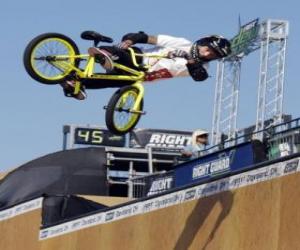 Rompicapo di Il BMX acrobatica è una forma di bicicletta