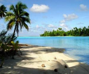 Rompicapo di Il panorama di un isola tropicale