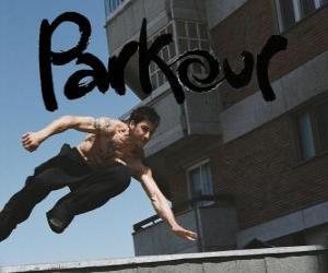 Rompicapo di Il Parkour è una disciplina o filosofia è quella di spostarsi da un punto all'altro nel modo migliore possibile