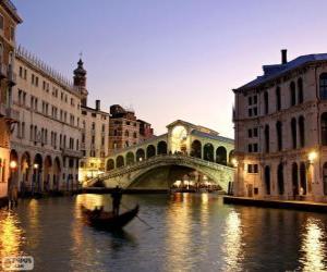 Rompicapo di Il ponte di Rialto, Venezia, Italia