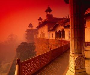 Rompicapo di Il rosso forte di Agra, India
