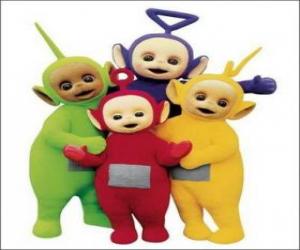 Rompicapo di Il Teletubbies: Laa-Laa, Tinky Winky, Po e Dipsy