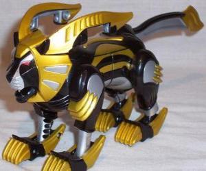 Rompicapo di Il Zord Leone, Power Ranger Giallo. Ninja Power Rangers