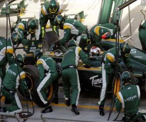 Rompicapo di Jarno Trulli - Lotus - Bahrain 2010