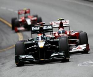 Rompicapo di Jarno Trulli - Lotus - Monte-Carlo 2010