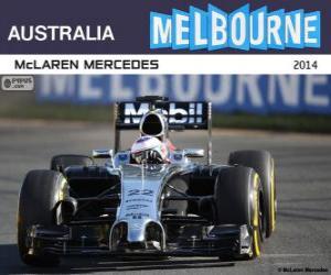 Rompicapo di Jenson Button - McLaren - Gran Premio d'Australia 2014, 3 ° classificato