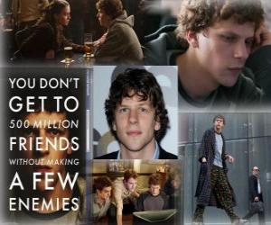 Rompicapo di Jesse Eisenberg nomination agli Oscar del 2011 come miglior attore per The Social Network