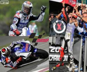 Rompicapo di Jorge Lorenzo, campione del mondo del 2012 di MotoGP