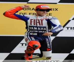 Rompicapo di Jorge Lorenzo nel pódium