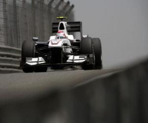 Rompicapo di Kamui Kobayashi - BMW Sauber - Shanghai 2010