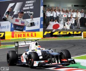 Rompicapo di Kamui Kobayashi - Sauber - Gran Premio del Giappone 2012, 3 ° classificato