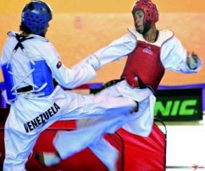 Rompicapo di Karate - Due karatecas na pratica