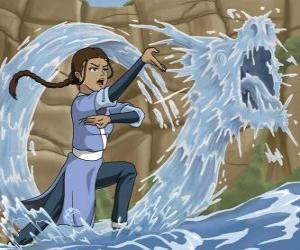 Rompicapo di Katara è una potente maestra dell'acqua che accompagna Aang e suo fratello Sokka