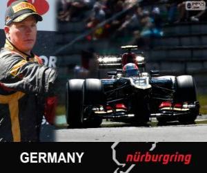 Rompicapo di Kimi Räikkönen - Lotus - Gran Premio Germania 2013, 2º classificato