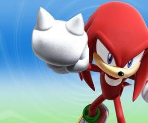 Rompicapo di Knuckles the Echidna, rivale e amico di Sonic