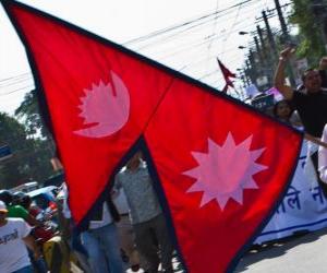 Rompicapo di La bandiera del Nepal