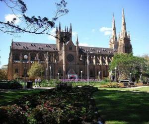 Rompicapo di La cattedrale metropolitana di Santa Maria, Sydney, Australia