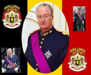 Rompicapo di La Festa del Re, una cerimonia per onorare il re del Belgio, il 15 novembre. Stemma del Belgio