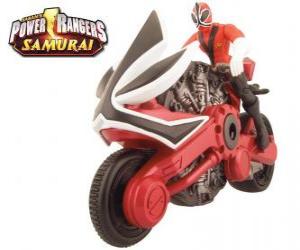 Rompicapo di La moto rossa, Power Ranger Samurai