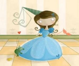 Rompicapo di La principessa con il principe trasformato in una rana