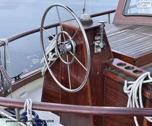 Rompicapo di La ruota del timone di una barca a vela