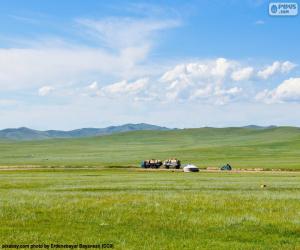 Rompicapo di La steppa della Mongolia