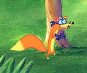 Rompicapo di La volpe Swiper è sempre cercando di rubare qualcosa a Dora