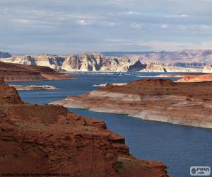 Rompicapo di Lago Powell, Utah, Stati Uniti