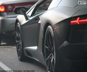 Rompicapo di Lamborghini nero