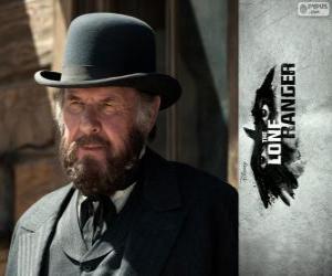 Rompicapo di Latham Cole (Tom Wilkinson) nel film Lone Ranger