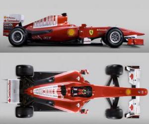 Rompicapo di Lato veduta aerea della Ferrari F10