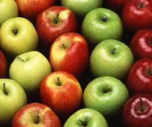 Rompicapo di Le mele di vario tipo