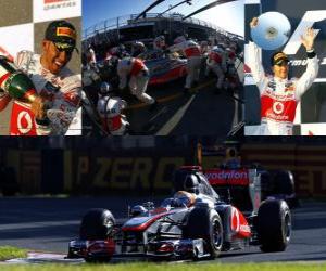 Rompicapo di Lewis Hamilton - McLaren - Melbourne, Australia Grand Prix (2011) (2 ° posto)