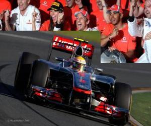 Rompicapo di Lewis Hamilton - McLaren - Melbourne, il Gran Premio d'Australia (2012) (3 °)