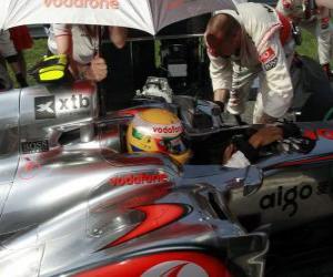 Rompicapo di Lewis Hamilton - McLaren - Monza 2010