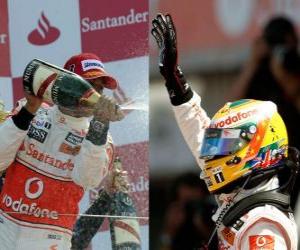 Rompicapo di Lewis Hamilton - McLaren - Silverstone 2010 (2 ° posto)
