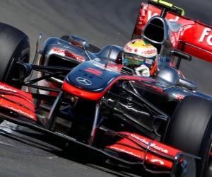 Rompicapo di Lewis Hamilton - McLaren - Silverstone 2010