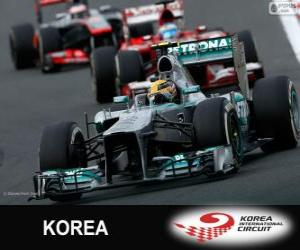 Rompicapo di Lewis Hamilton - Mercedes - Circuito internazionale di Corea, 2013