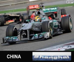 Rompicapo di Lewis Hamilton - Mercedes - Gran Premio della Cina 2013, 3 ° classificato